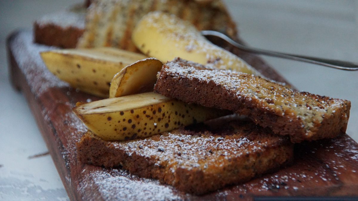 Bolo integral de banana - Duo Gourmet