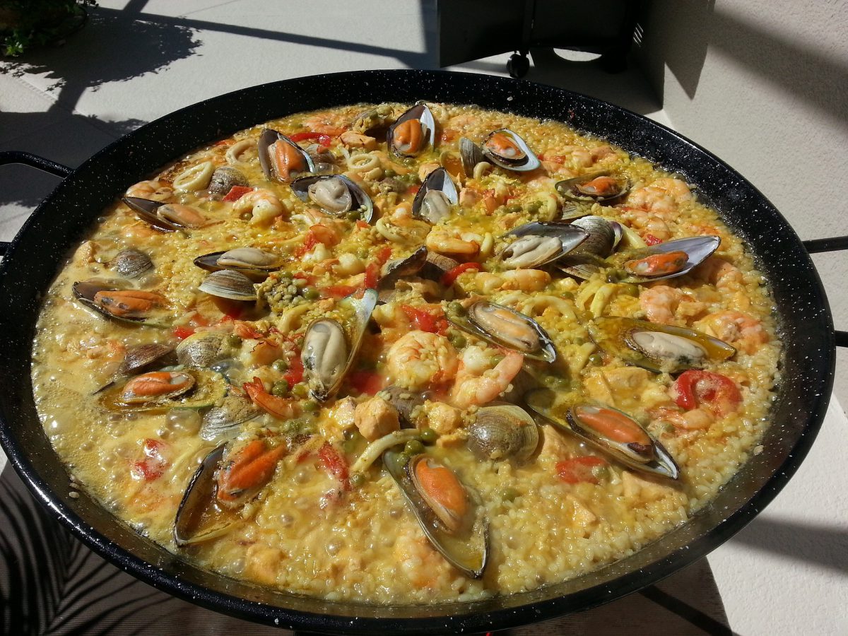 Paella de frutos do mar - Duo Gourmet