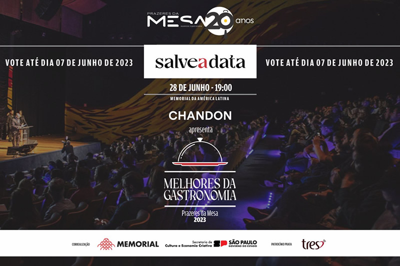 Melhores da gastronomia prazeres da mesa 2023