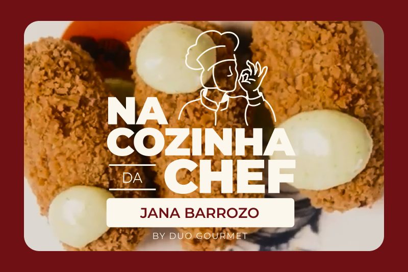 Receita de Croquete de Carne de Panela da Chef Jana Barrozo na série Na Cozinha do Chef com Duo Gourmet