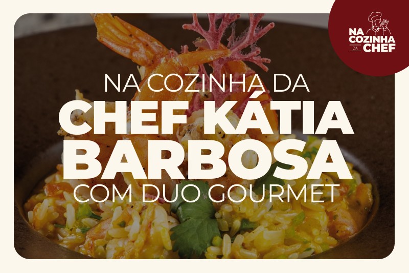 Receita de Arroz de moqueca cremoso da Chef Kátia Barbosa